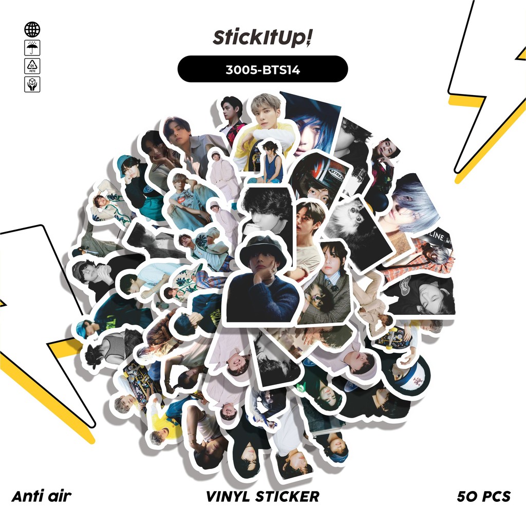 

COD✨ 50 Pcs Stiker TAEHYUNG SERIES 12 Lucu Anti Air Untuk Dekorasi Notebook Sepeda Skateboard Handphone DIY