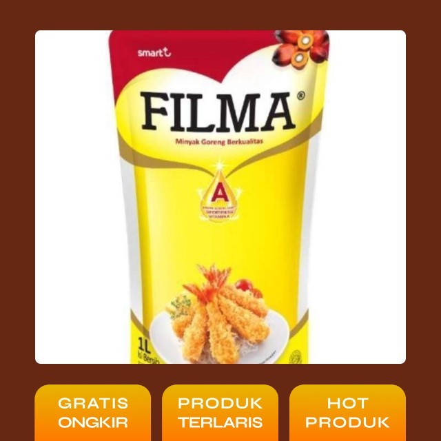 

MINYAK GORENG FILMA 1 LITER PROMO TOKO