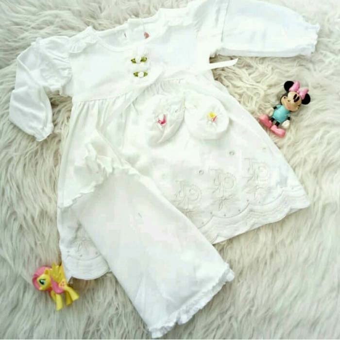 COD - 5 varian PAKET LENGKAP LIBBY 0-6 BULAN LAKI-LAKI PEREMPUAN BAJU BAYI BARU LAHIR NEWBORN  POLOS