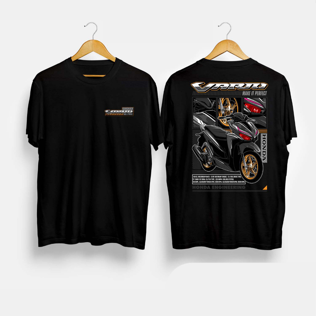 Kaos Baju Motor Honda New Vario Black Red Devil Eyes Kaos Otomotif