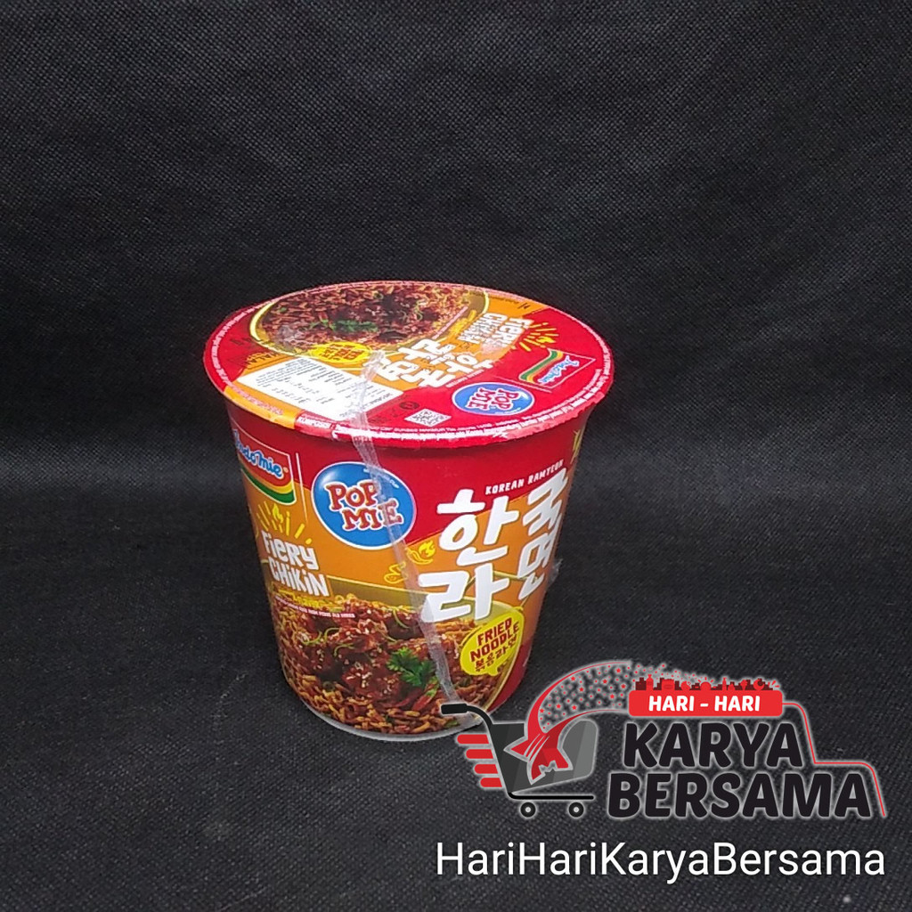 

POP MIE CUP GORENG FIERY CHIKIN FLAVOR KOREAN RAMYEON 71GR