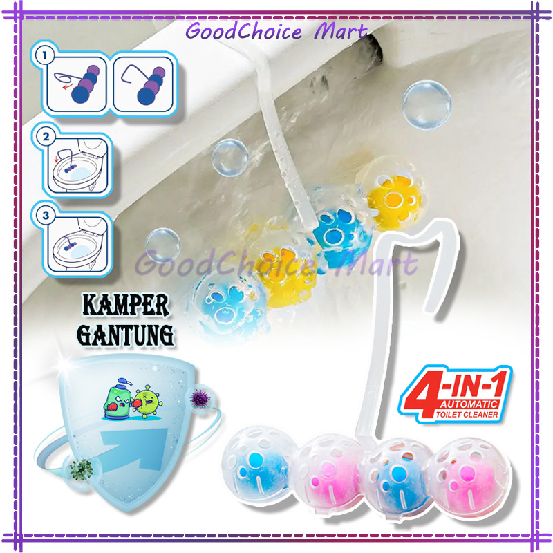 Kamper Gantung Bentuk Bola/Kamper Toilet Ball