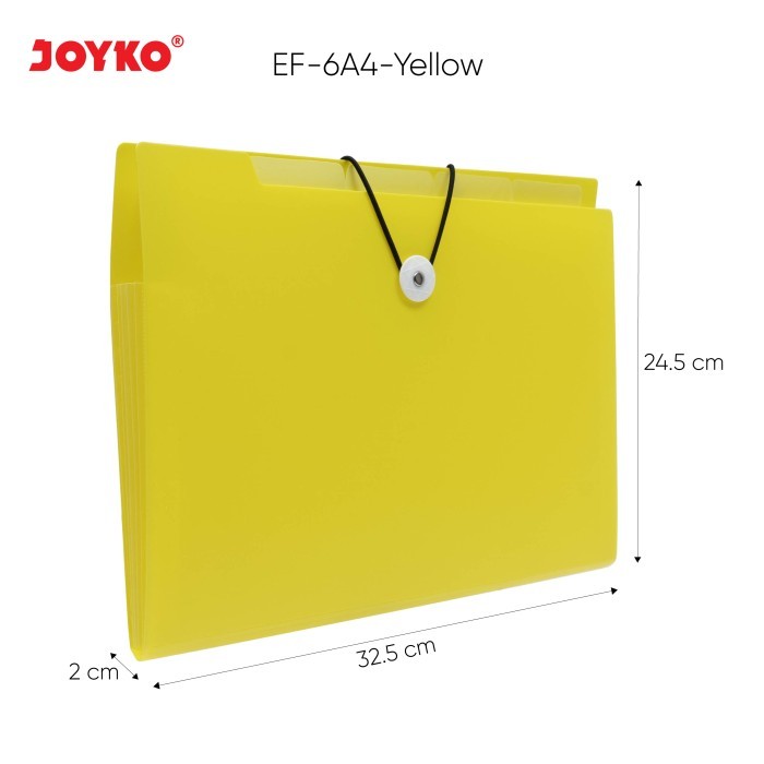 

⭐BISA COD⭐ Expanding File Map Harmonika Joyko EF6A4 Yellow