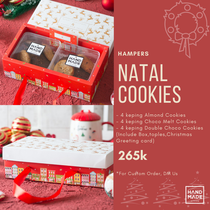 

HAMPERS NATAL/HAMPERS CHRISTMAS PREMIUM/HAMPERS IMLEK/CHINESE NEW YEAR - COOKIES