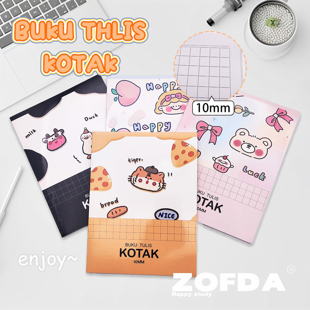 

Notebook Lucu / Grid Diary Book /Catatan Grid Kecil 5/10PCS Plain Ruled Grid Dotted Buku tulis 38 Lembar Buku Catatan Kantor Notebook Aesthetic Sekolah 160*210mm