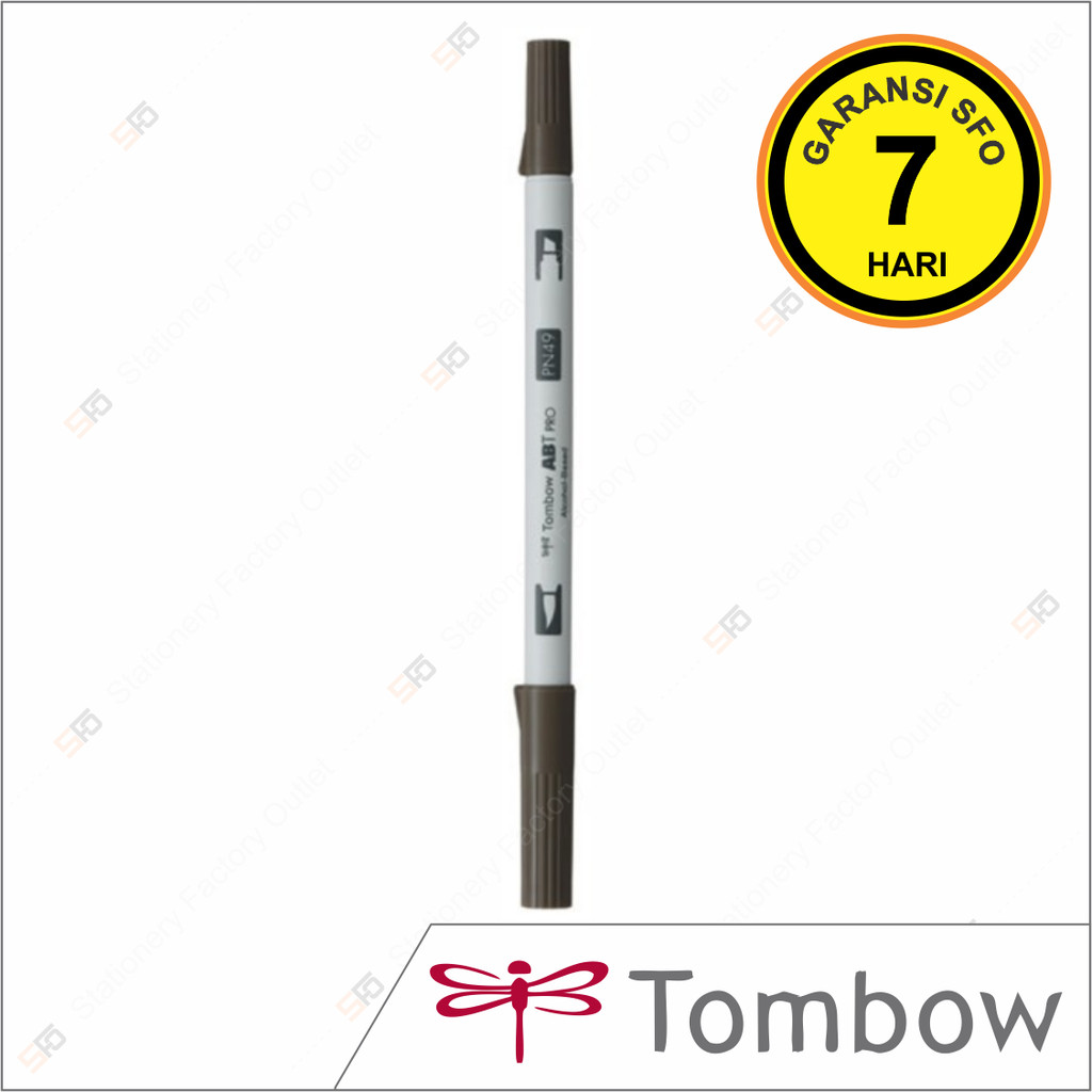

Dual Brush Pen Tombow Pro PN49 - Warm Gray 8 - ABT Satuan - SFO Semarang Official