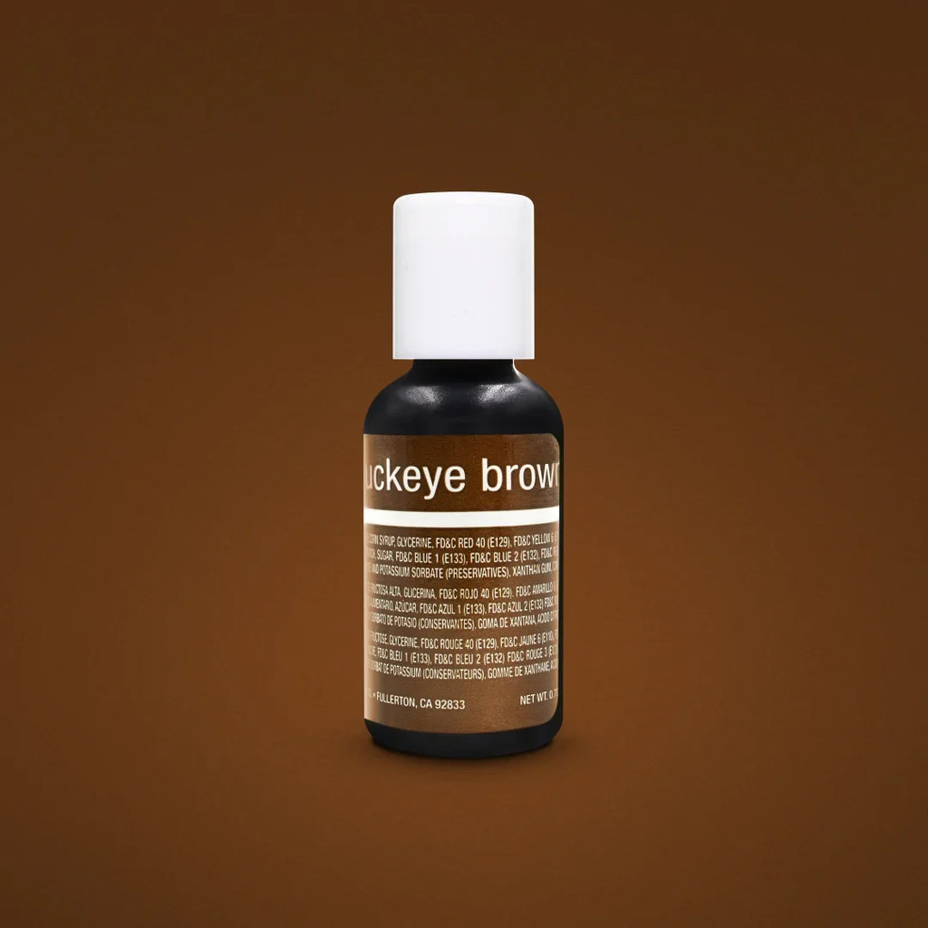 

Chefmaster BUCKEYE BROWN Liqua Gel Food Color 20 gr Pewarna Makanan 20ml