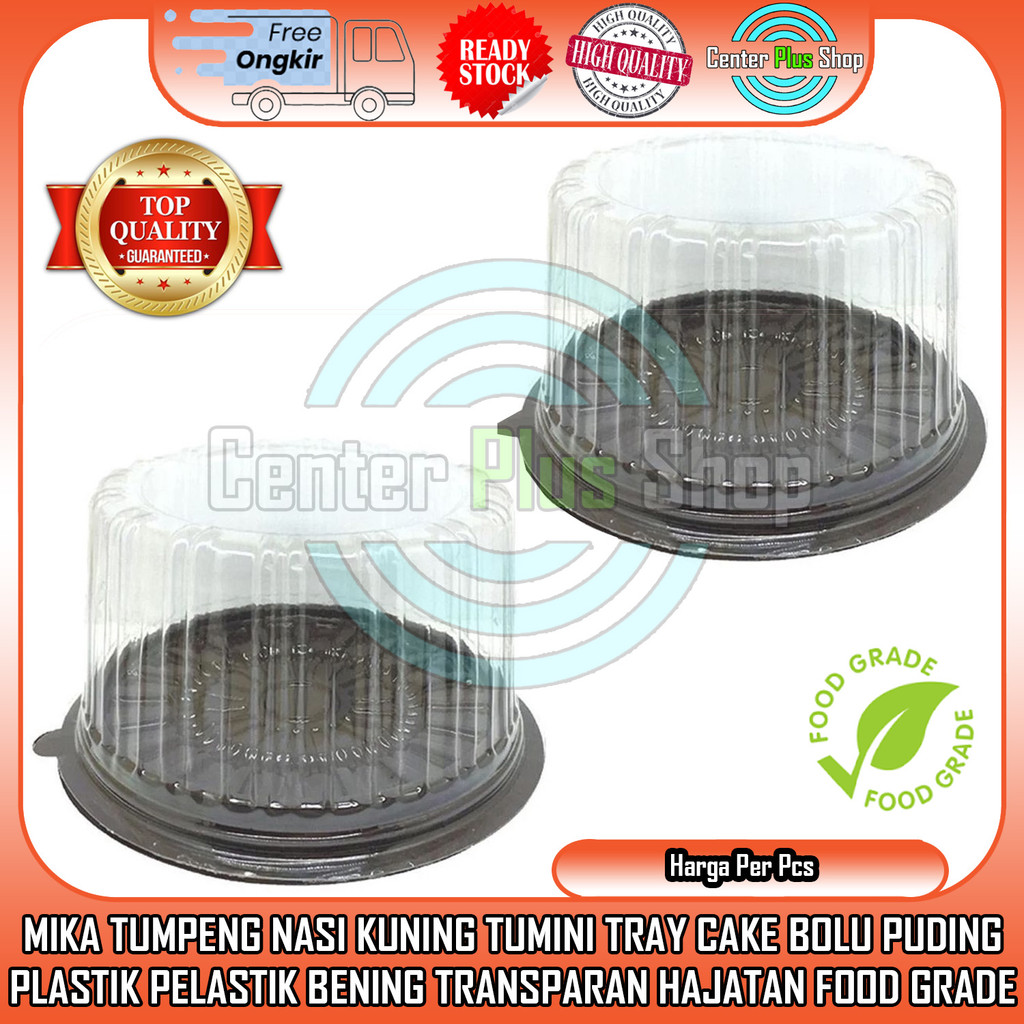 Mika Tumpeng Nasi Kuning Food Grade Box Wadah Tatakan Tumini Tray Cake CT 20 22 28 Cm Plastik Pelast