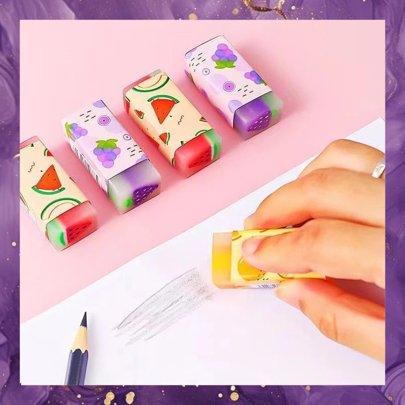 

(SBA) Penghapus Pensil MOTIF BUAH Fruit Eraser Karakter Harum Sekolah Karakter Hapusan BG1029A5