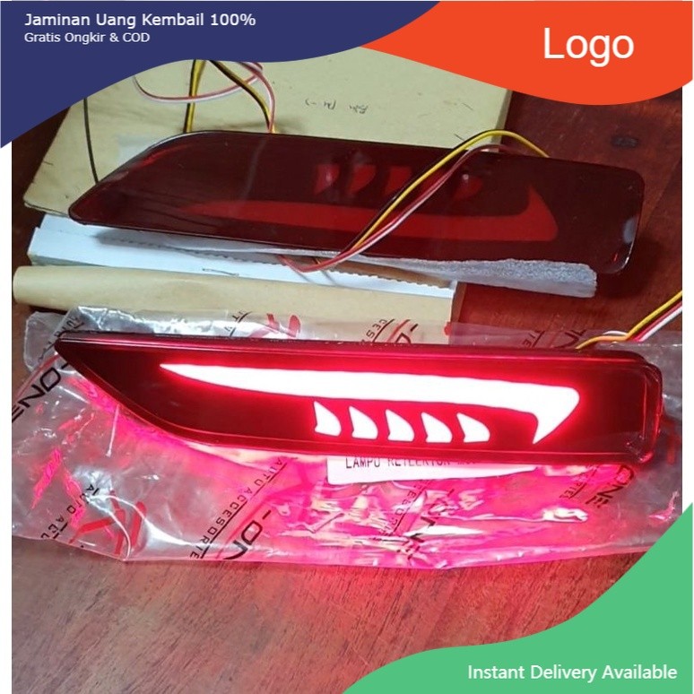 Lampu reflektor bumper belakang mobilio/BRV. Tasya_Variasi_Mobil