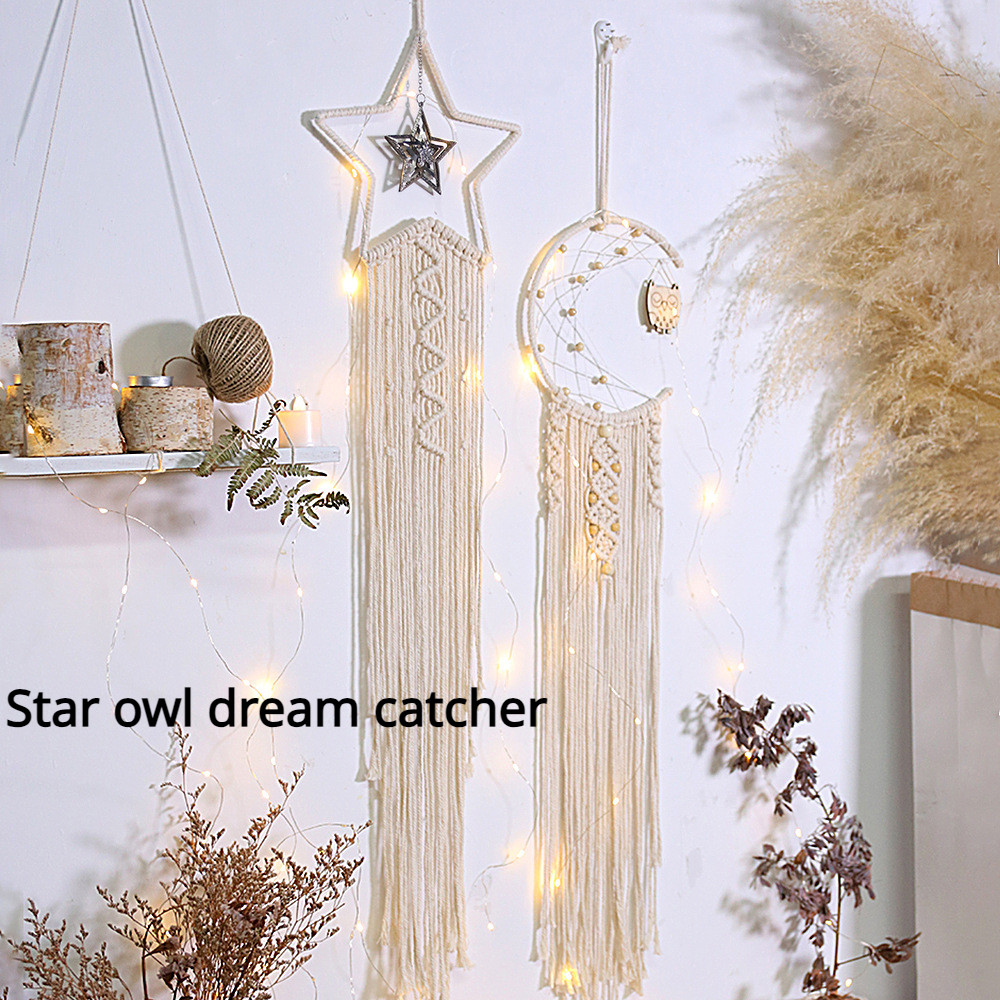 

Bohemian Dream Catcher Home Decor Moon Ramadan Decoration Wall Hanging Baby Nordic Room Decoration Kids Nursery