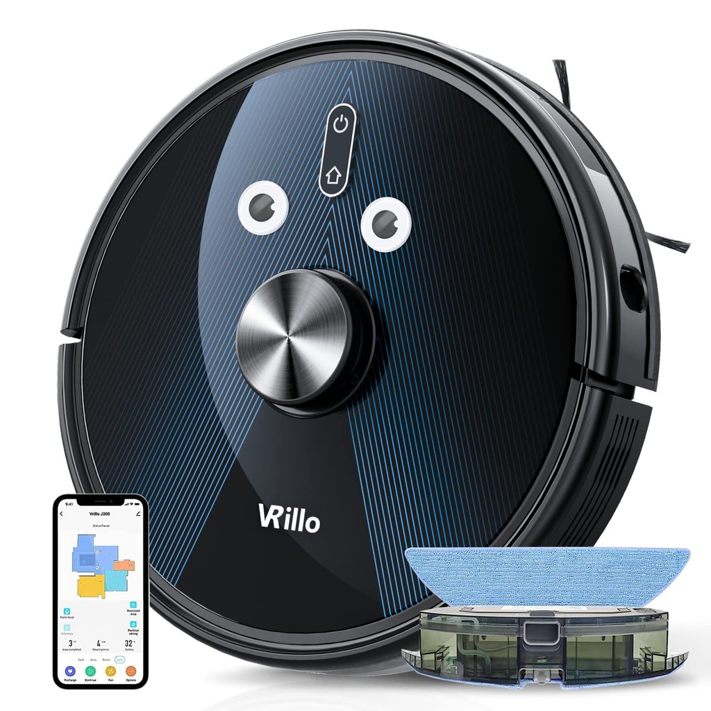 Automatic Charging VRillo J300 LDS Navigation Robot Vacuum Cleaner Smart House Cleaning Aspirateur