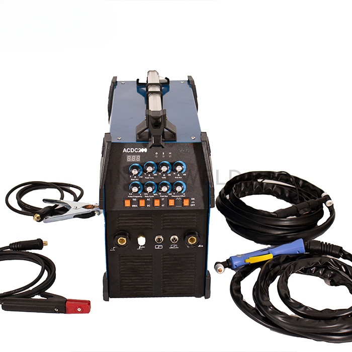 Welding Aluminum, Copper, Stainless Steel Welder 200A AC DC TIG Welding Machine