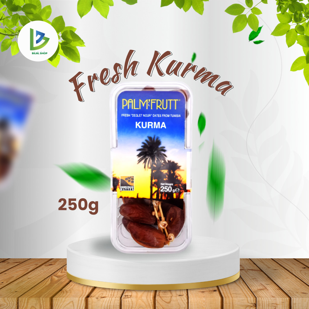 

palm fruit - tunis tangkai - kurma tangkai - kurma palm fruit 250 gr