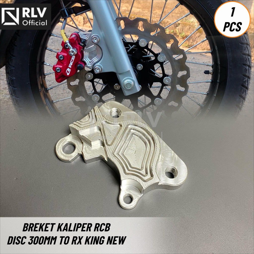 Breket kaliper Rx king rx king old rxs Custom cnc - Pangkon Briket kaliper motor yamha rxk rx-king