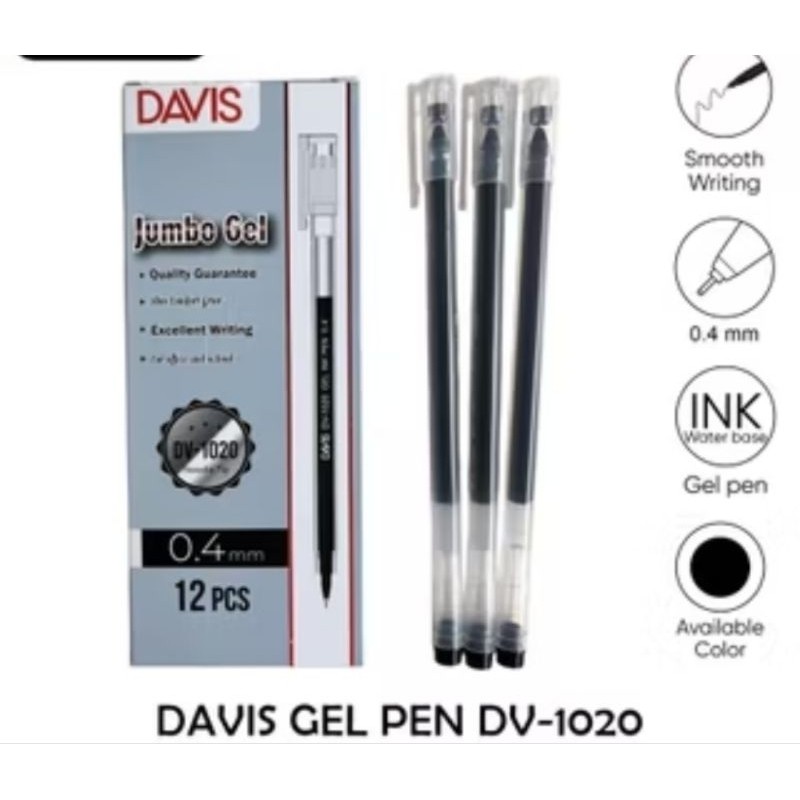 

FLKS Davis Pulpen Pena Tinta Cair 0.4Mm Tulisan Cantik