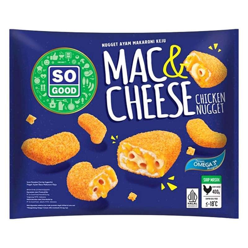 

So Good Mac and Cheese Chicken Nugget 400 gr