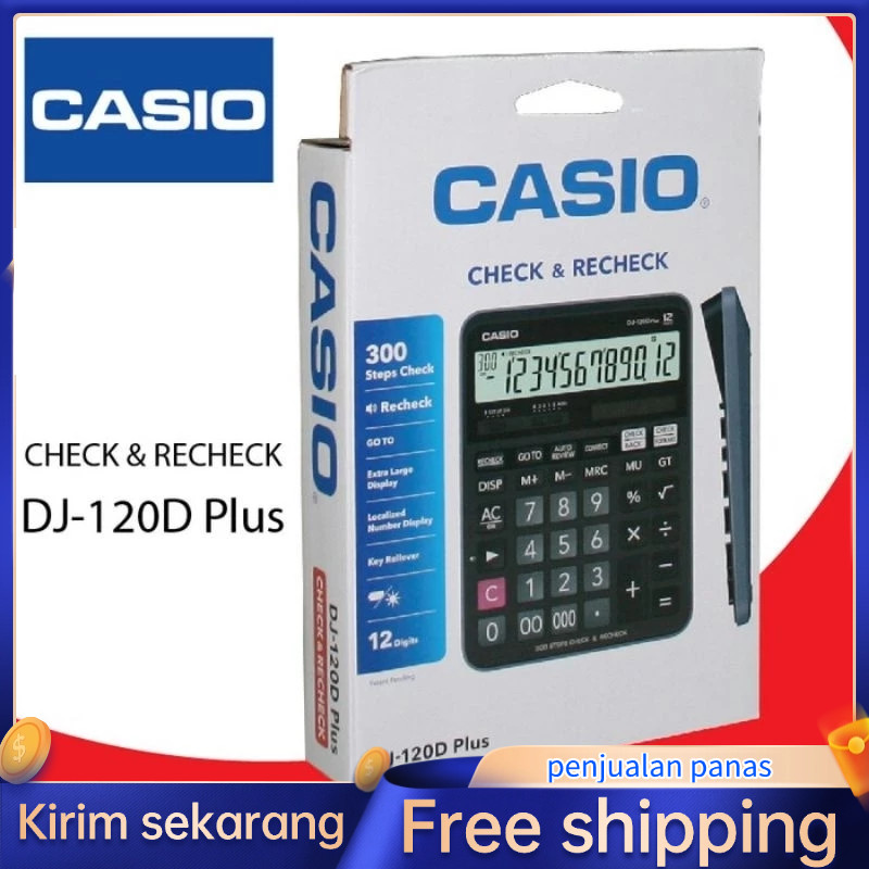 

Kalkulator Casio MJ 120D PLUS CHECK CORRECT Kalkulator Meja Check Correct 100% Asli