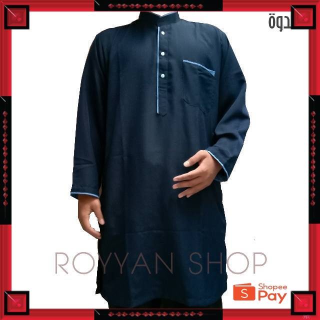 [PREMIUM ORIGINAL] Gamis Pria Pakistan Al Qudwah