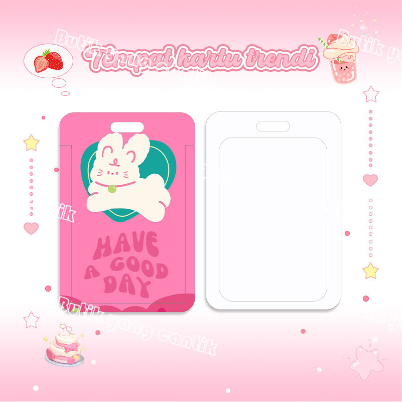 

ID Card Holder, Tempat Kartu Kelinci Lucu Kawaii, Cocok untuk Kantor/Sekolah, Kartu Pelajar/Kartu Transportasi, Kartu Akses, KTP, Flazz, Kartu Kredit Elektronik dan Uang Elektronik.
