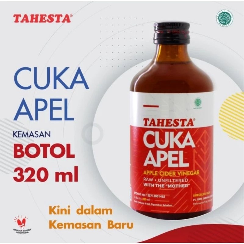 

BEST PROMO!!! Cuka Apel Organik With Mother TAHESTA Kemasan Terbaru / ZALOMART.ID