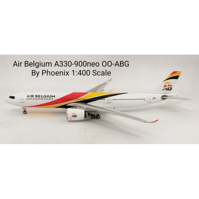 Pesawat Terbang Air Belgium A330-900neo OO-ABG  Phoenix Skala 1/400 Diecast