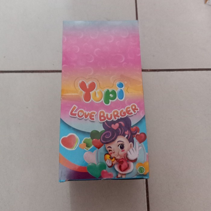 

YUPI LOVE BURGER KTK ISI 12S PER BOX
