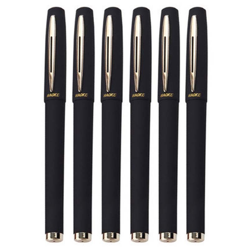 

5pcs Large Capacity Gel Pen 1.0/0.7/0.5mm Signature Calligraphy Handwriting Pens Carbon Black/Blue/Red ink Office Accessories