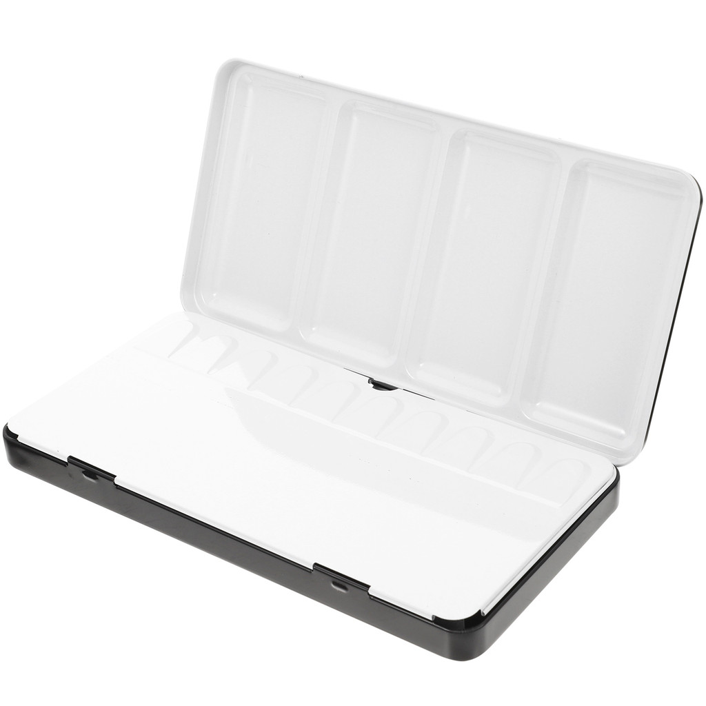 

48 Pcs Empty Iron Box Watercolor Pigment Storage Case Palette Tin Paint Box Reusable Lightweight Art Supplies Painting Tools