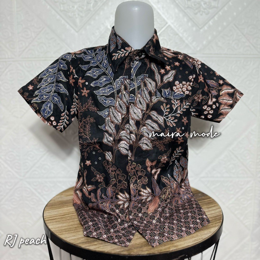 Kebatik / Kemeja batik anak lengan pendek / Batik anak laki laki / Kemeja batik anak /Batik anak lak