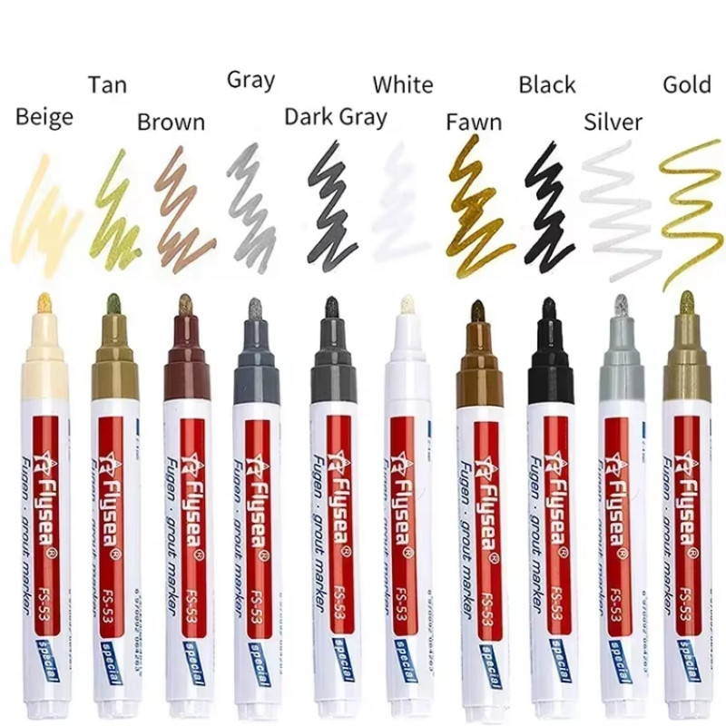 

Permanent Tile Pen Wall Grout Restorer Pens White Repair Marker Grout Tile Pen Restorer Pen Renew Repair Tile Wall Floor