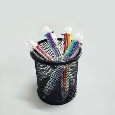 

Pulpen 6 Warna Transparan Pena Ballpont Pen Six-in-One Color 237