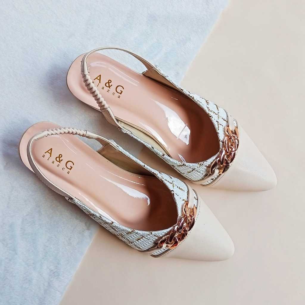 Sepatu Hak Wanita Sepatu Mules Heels Wanita Hak 3cm AG-05