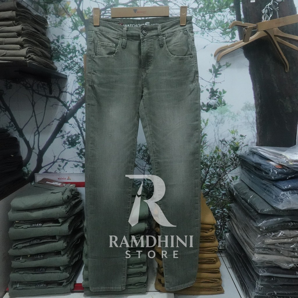 WATCHOUT Jeans Celana Pria Slim Fit Jeans JP812280011 0425