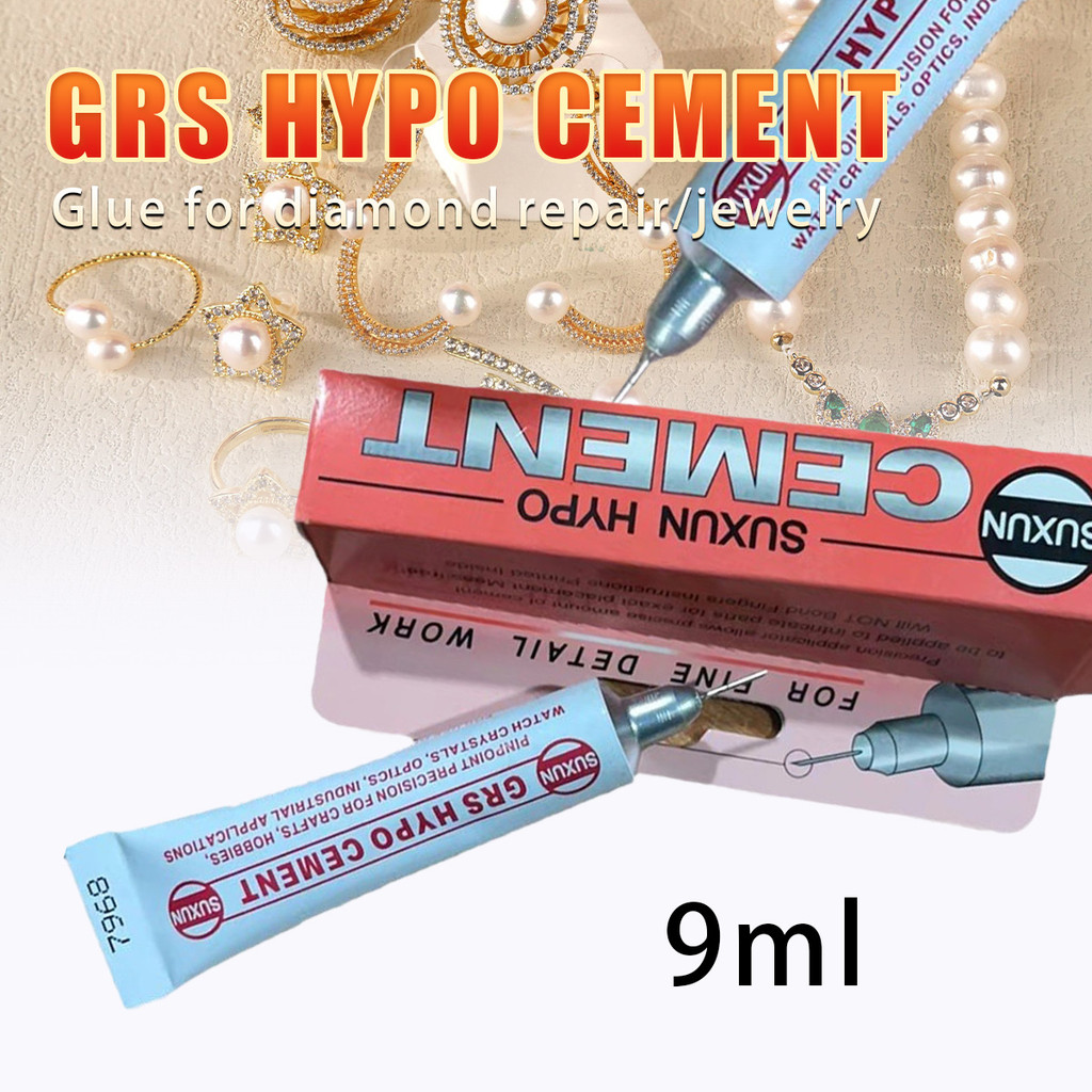 Lem Kaca Jam Tangan 9ml Lem jarum Lem Hypo Cement Lem Glue Serbaguna Alat Servis Jam Tangan