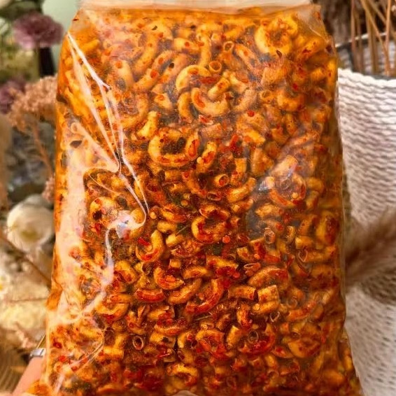 

Makaroni Pedas Bumbu Cikruh 500GR "MAKARONI NGABRET