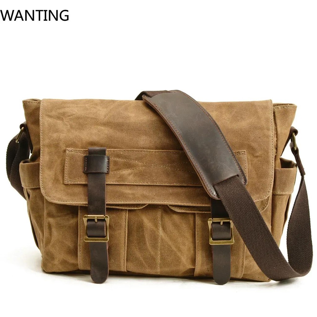 Vintage Motorcycle Bag Outdoor Bike Motorcycle Bag Batik Canvas Motorcycle Side Bag
