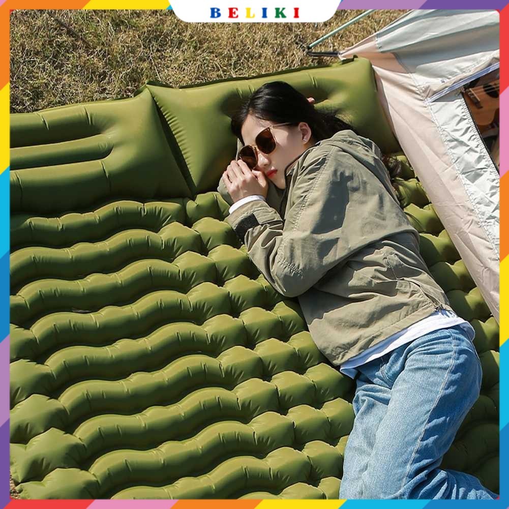 Kasur Matras Angin Double Inflatable Moistureproof Foldable - HQ-200