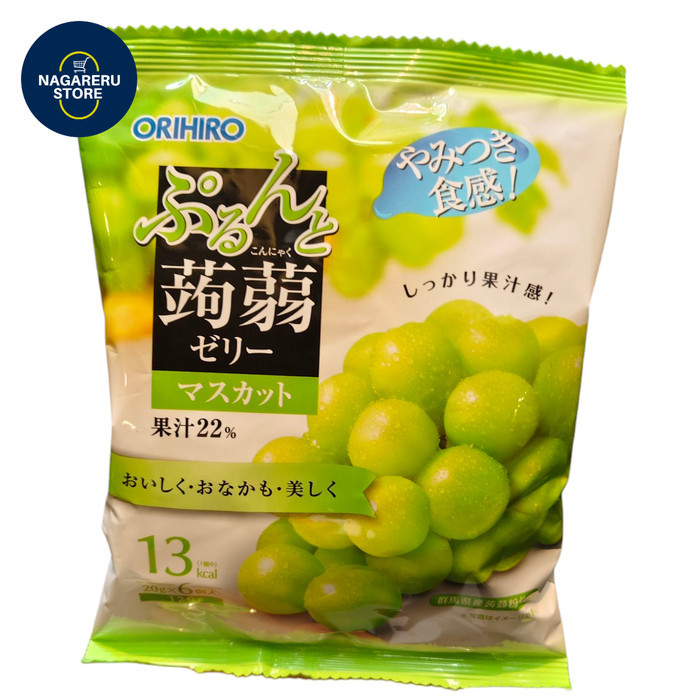 

Orihiro konjac jelly pouch muscat 120gr
