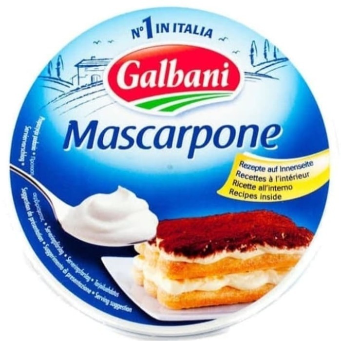 

Galbani Mascarpone Cheese 250gr keju soft