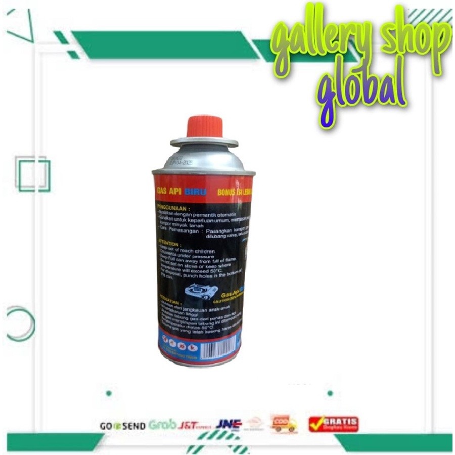 Stoul Refill Gas kaleng /Tabung Gas Kaleng Portable + Isi Refill Penuh
