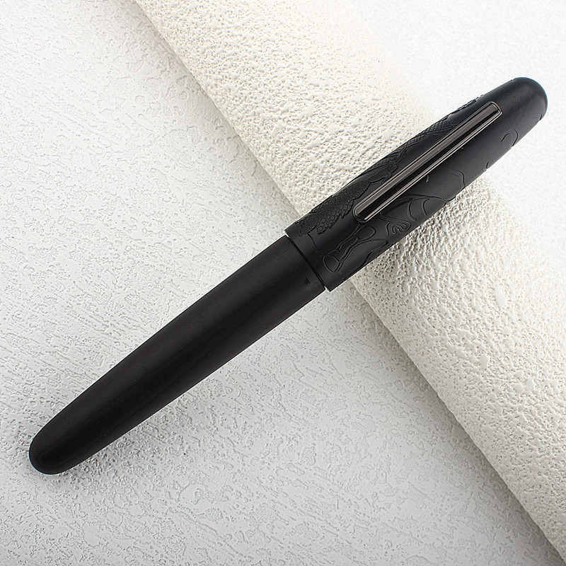 

Jinhao 9056 Cattle Natural Wood Fountain Pen Handmade EF/F Nib Ink Pen with Converter School Office Supplies Stationary PK 9019