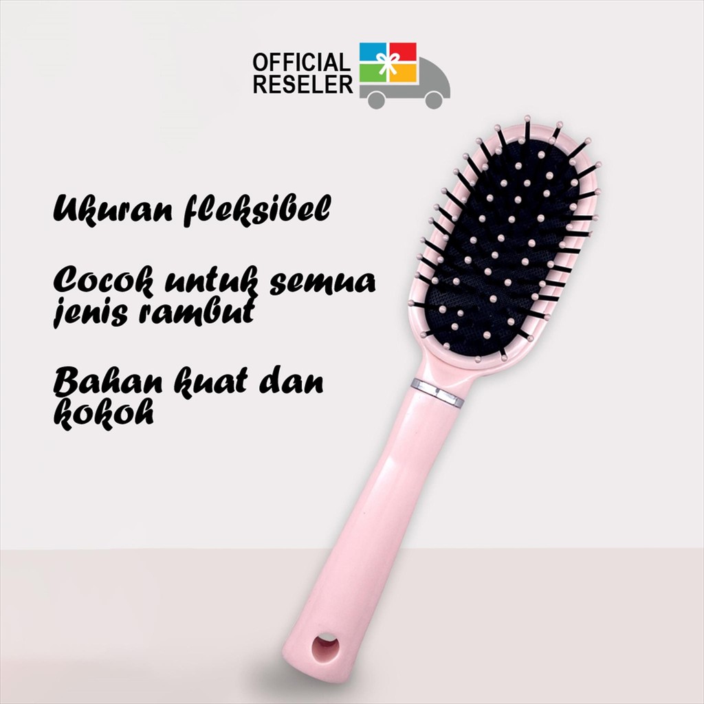 ELLEN -(S64) Sisir Rambut Mini Portabel Pijat Kepala Travelling