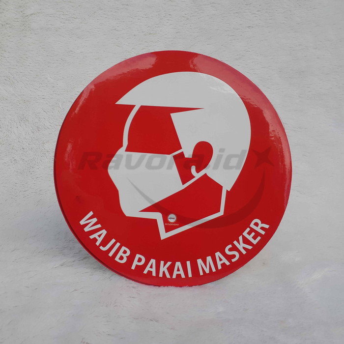 

Stiker Wajib Pakai Masker