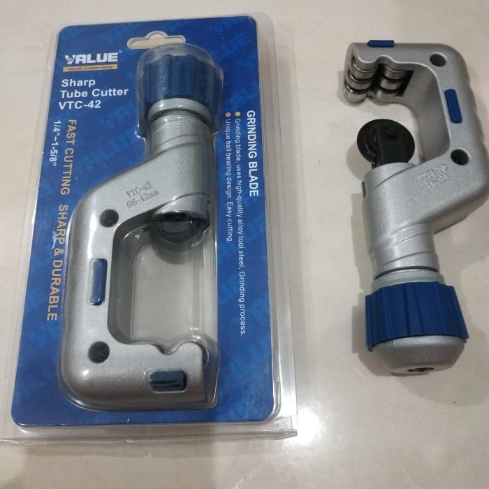 

TUBE CUTTER VALUE VTC-42 1/4" - 1 5/8" - PEMOTONG PIPA TEMBAGA