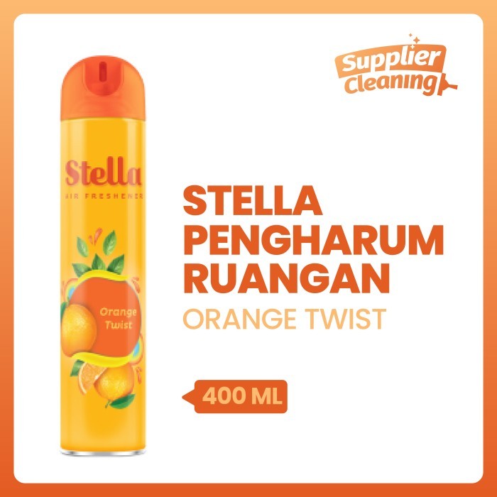 Stella Spray 400 ml / Stella Aeorosol / Stella Semprot / Orange Twist