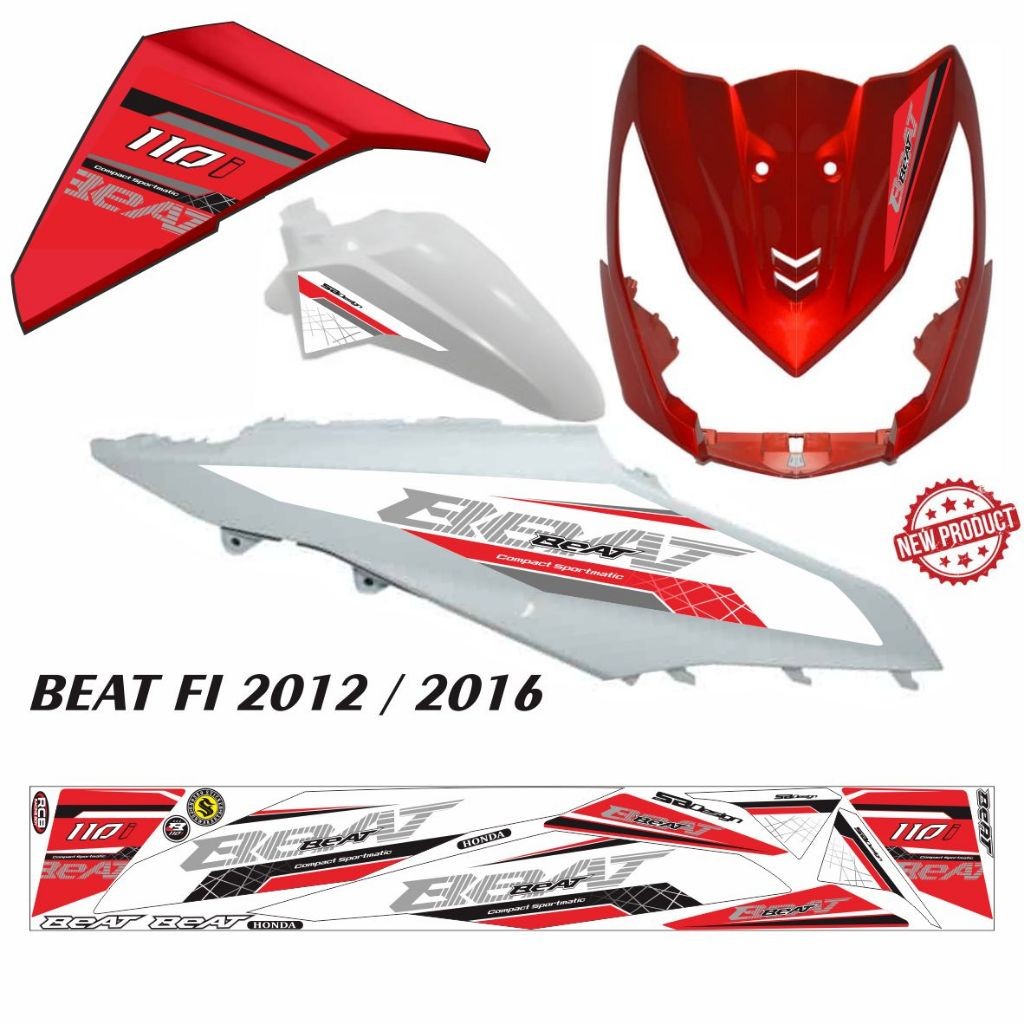 striping motor beat fi 2013 / stiker motor beat fi STIKER STRIPING KEREN