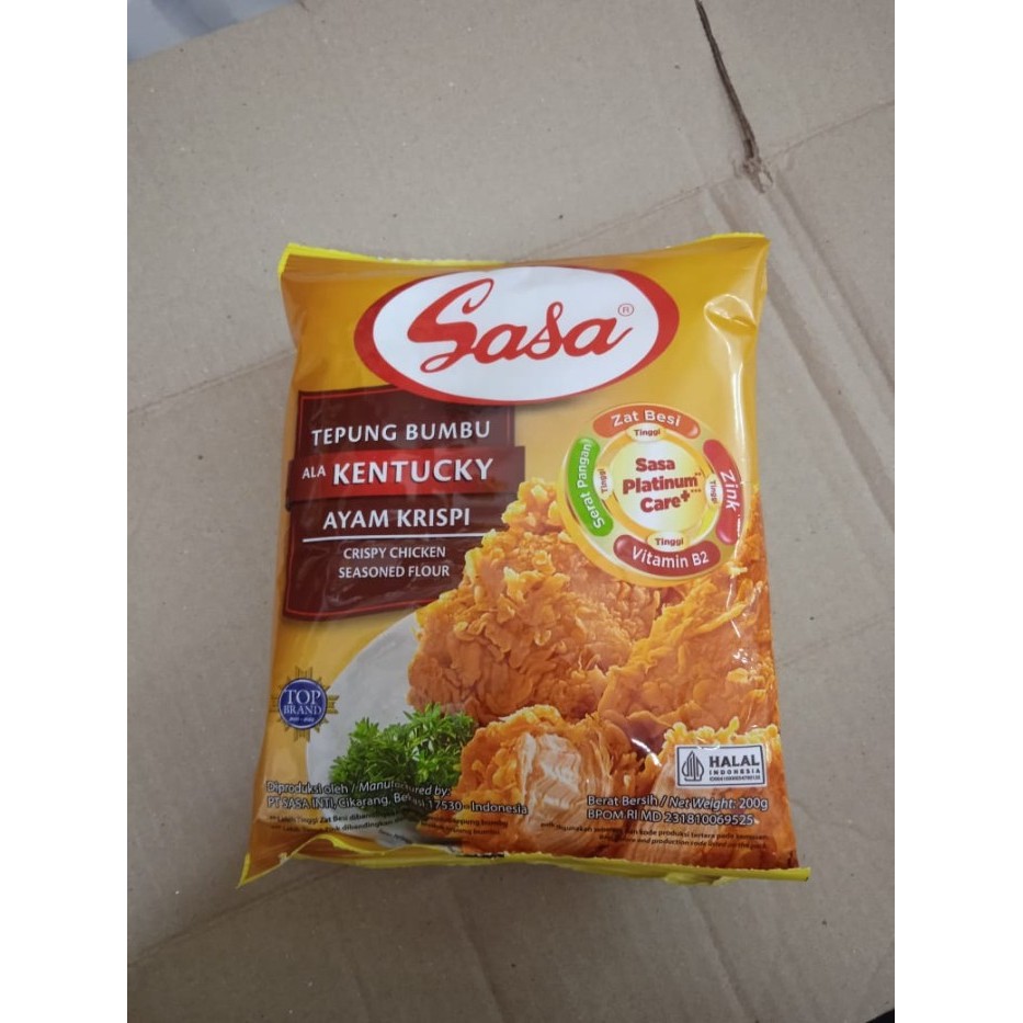 

Sasa Tepung Bumbu Serbaguna Kentucky Ayam Krispi 210gram