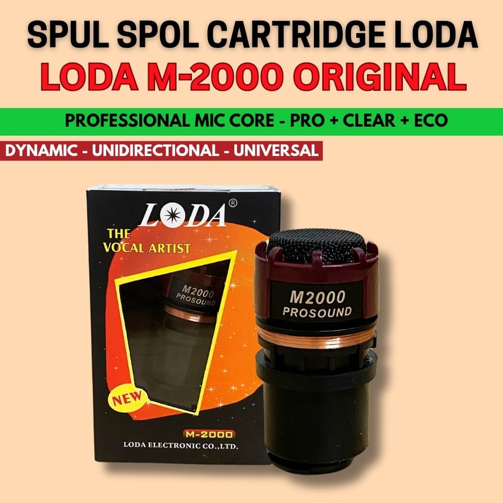 Promo SPUL SPULL MIC LODA M2000 MICROPHONE SPOL SPOOL SPUEL CARTRIDGE KARTRIDGE ELEMEN MIK SPUL MICK