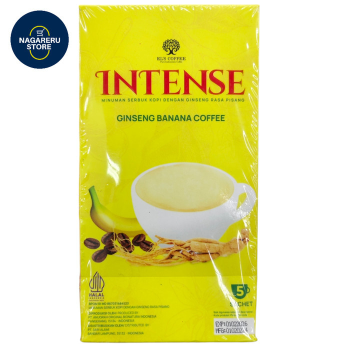 

El's coffee intense ginseng banana coffee isi 5 sachet x 25gr
